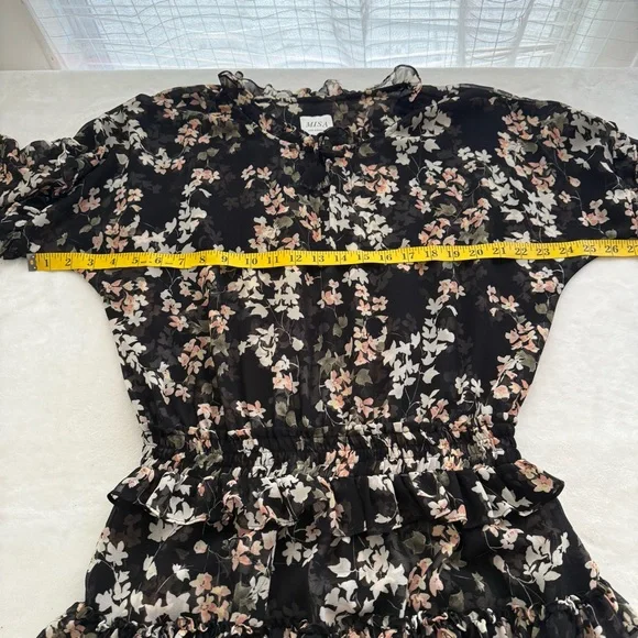 MISA Los Angeles Lolita Dress in Ditsy Black Floral Size Large - Picture 11 of 13